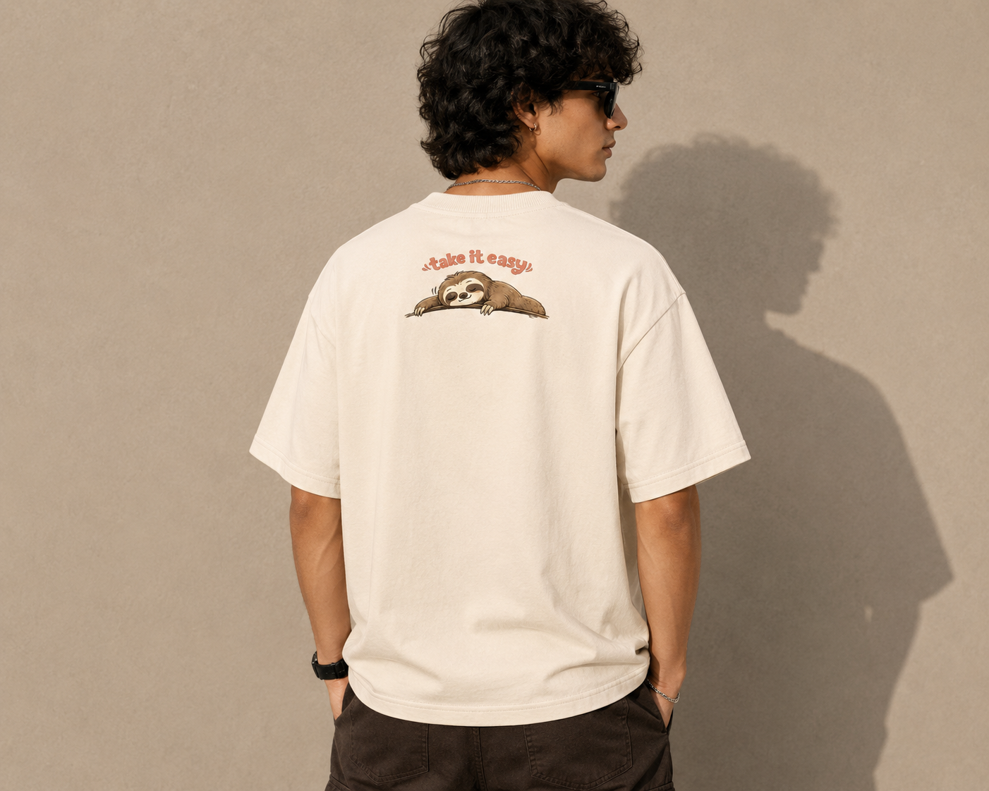 LAZY? NAH™ Men Oversized T-Shirt