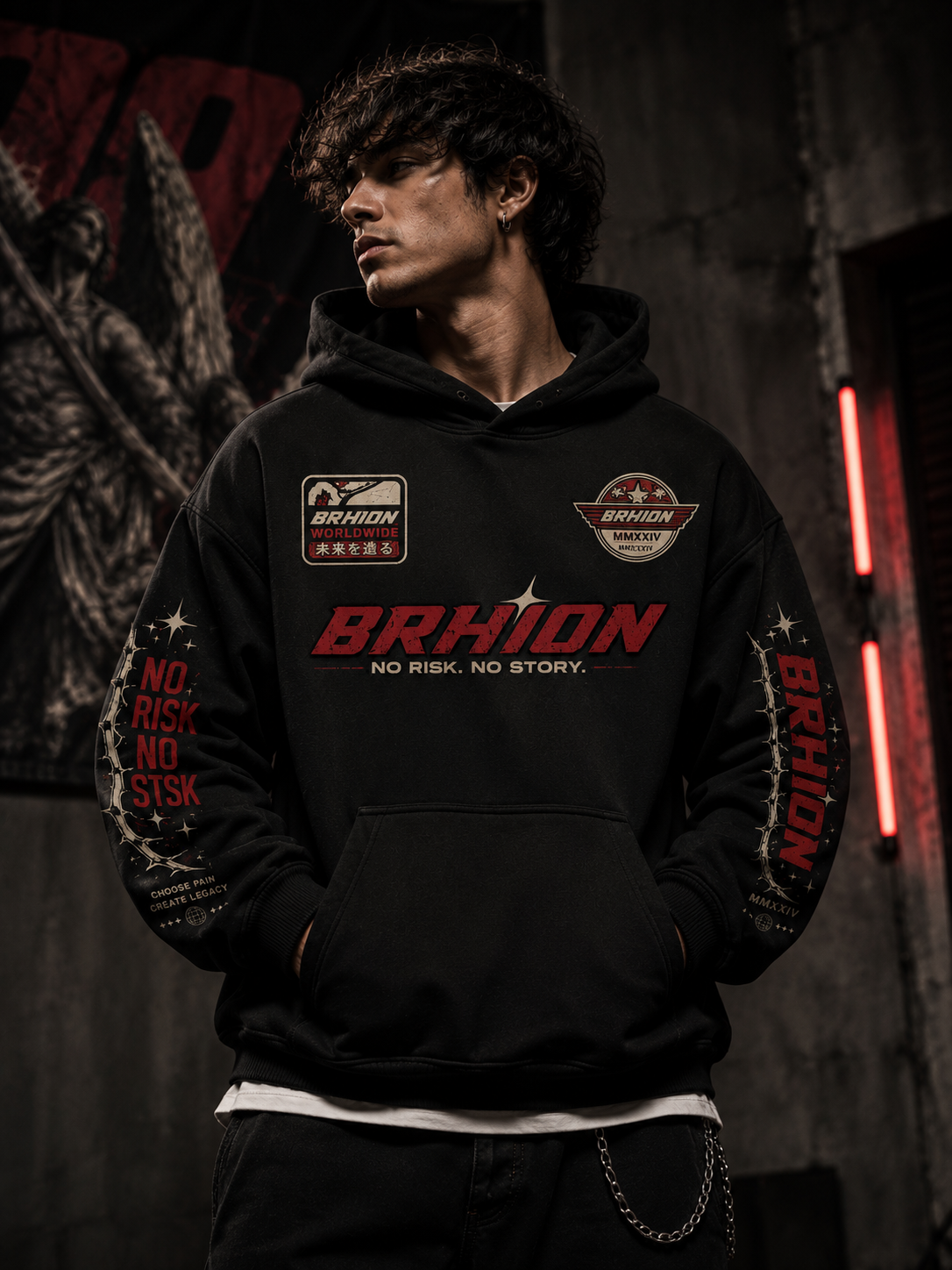 BRHION // THORNLINE HOODIE