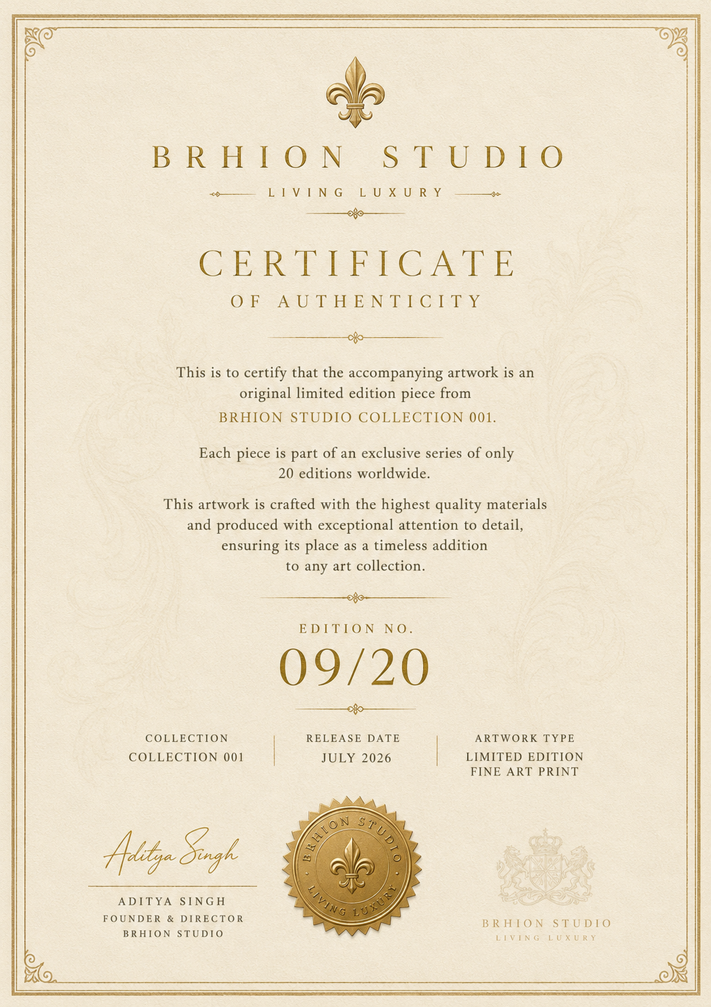 BRHION STUDIO COLLECTION 09