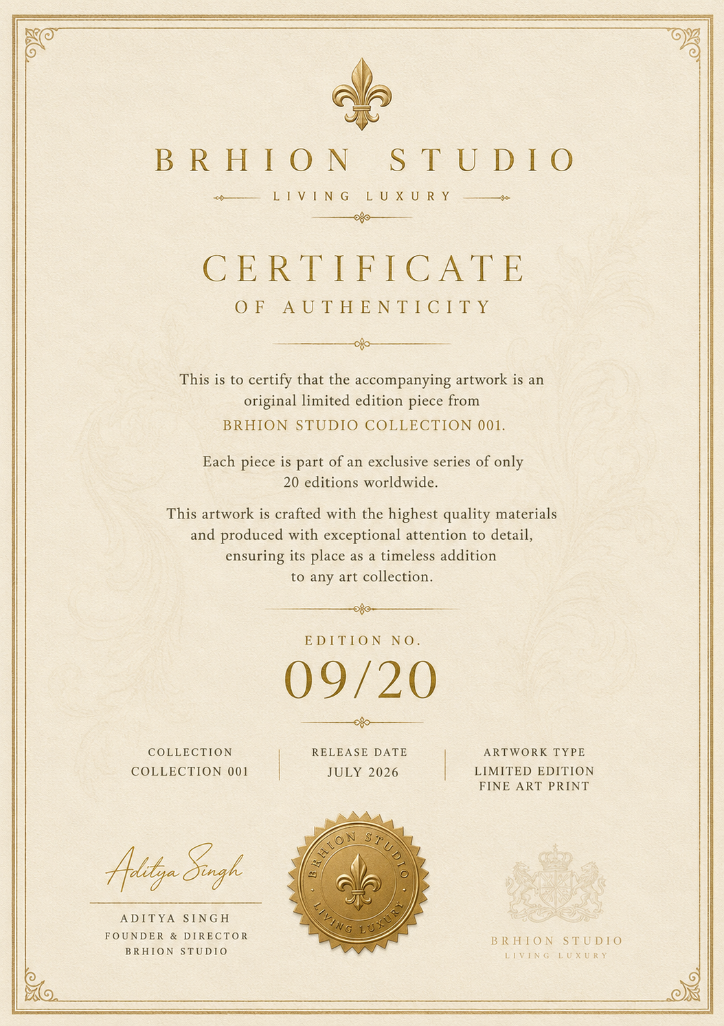 BRHION STUDIO COLLECTION 09