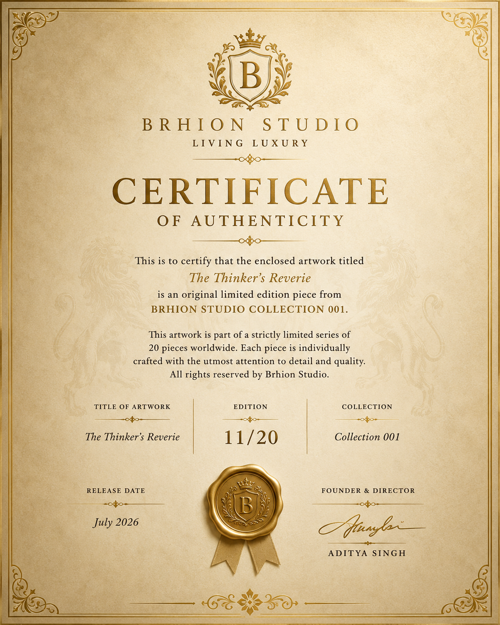 BRHION STUDIO COLLECTION 11