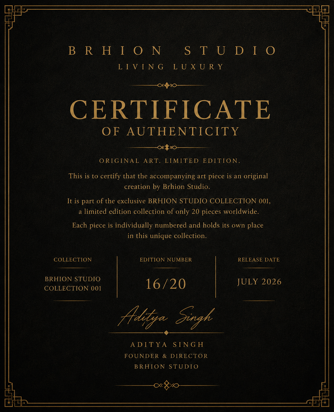 BRHION STUDIO COLLECTION 16