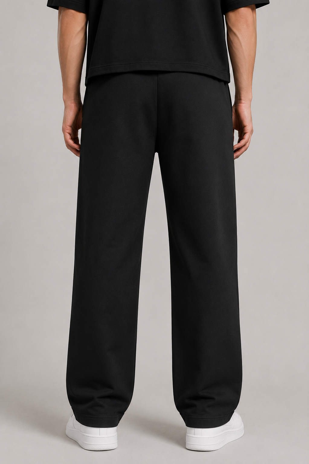 Black Premium Gauge Sweatpants