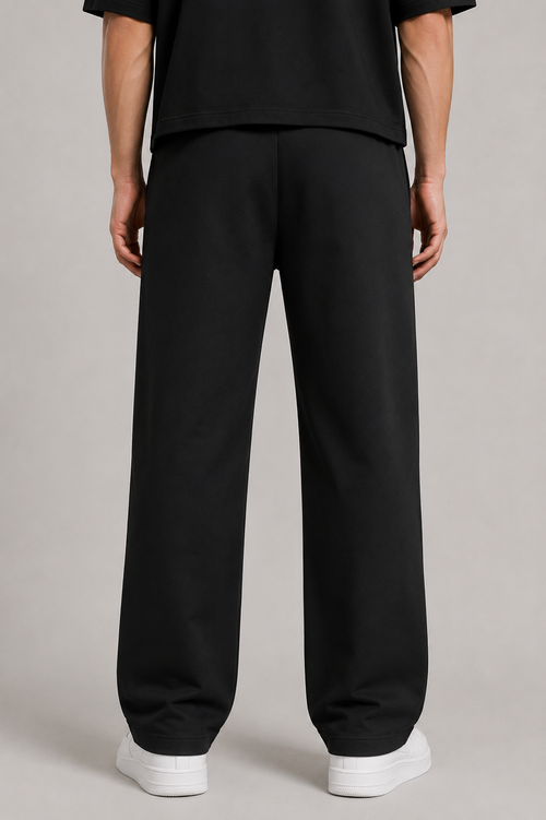 Black Premium Gauge Sweatpants