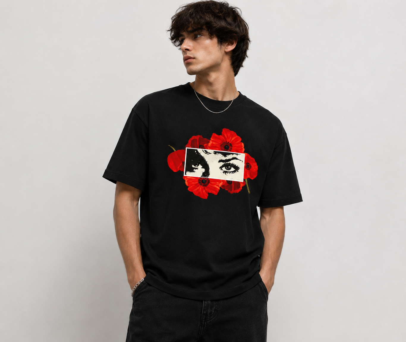 Scarlet Gaze™ Men Oversized T-Shirt