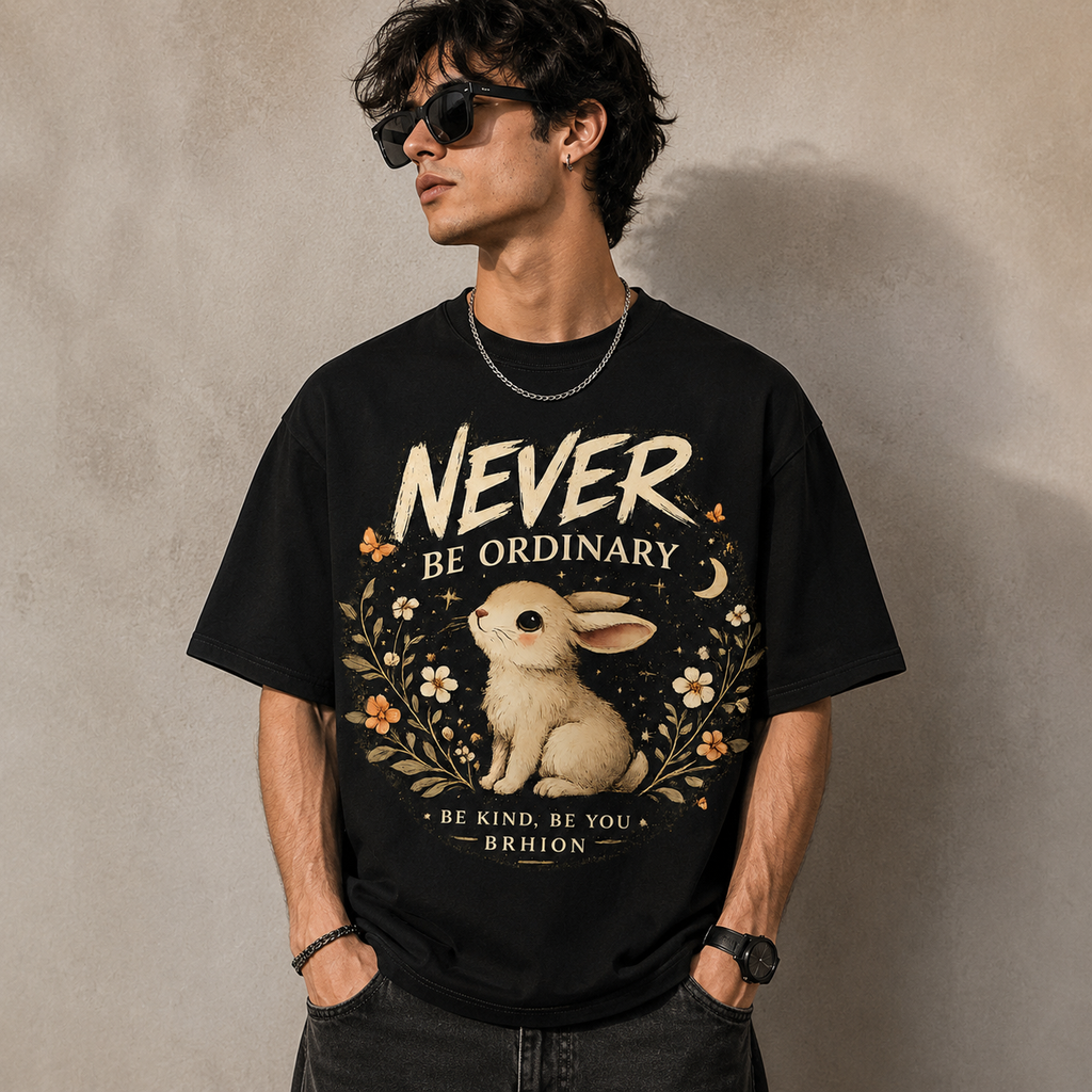NOT ORDINARY™ Men Oversized T-Shirt