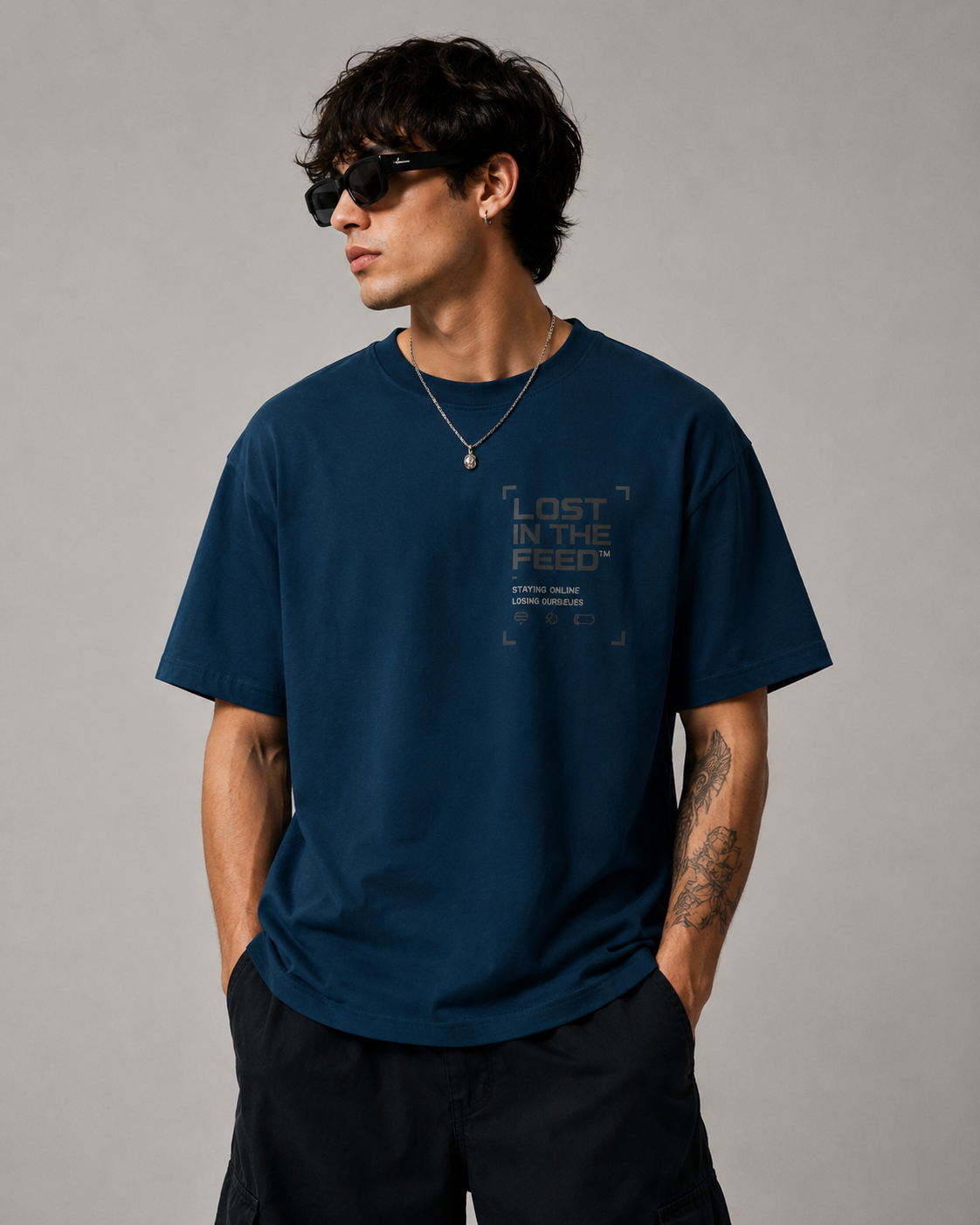 LOST IN THE FEED™ Oversized T-Shirt