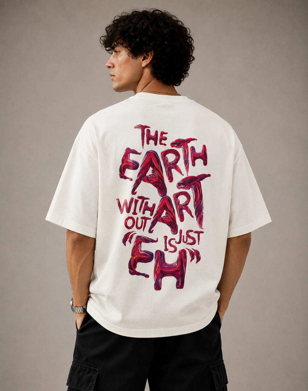 The Earth Speaks™ Men Oversized T-Shir