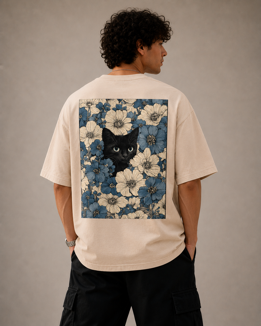 Midnight Bloom™ Oversized Tee
